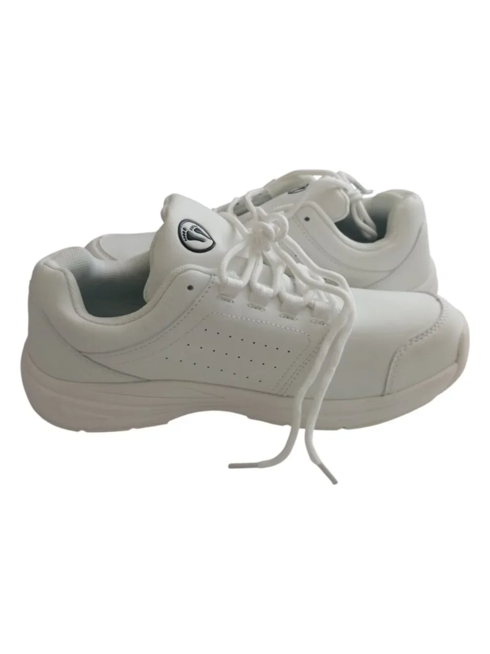 Comfort Wear Stride Cushion Sneaker Shoes Size 8 White Excellent Condition